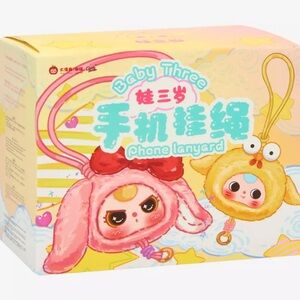Baby Three Mobile Hanger Blind Box Plush Phone Lanyard